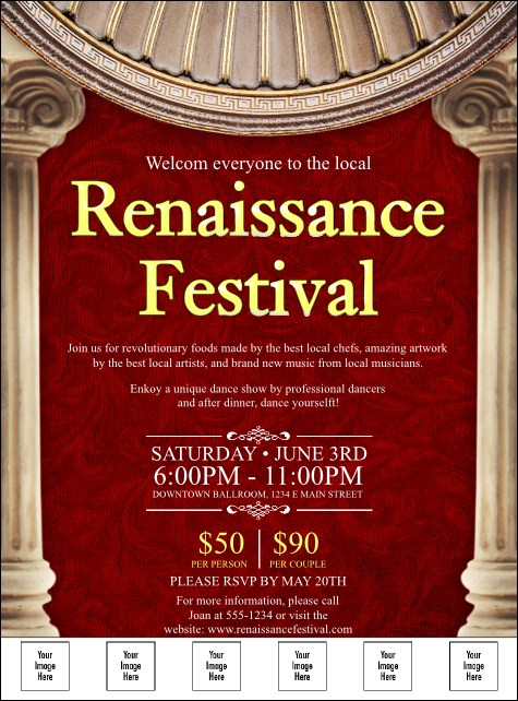 Renaissance Logo Flyer Product Front