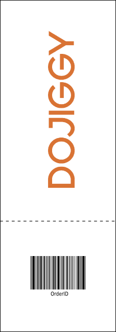 Tie Dye Raffle Ticket Product Back