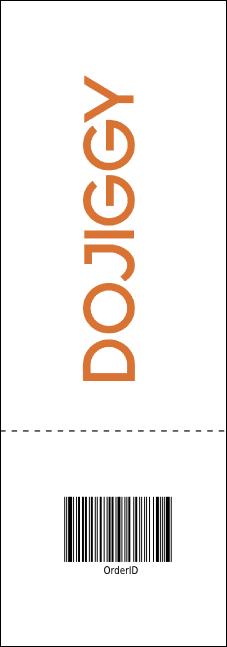 Ski Goggles Raffle Ticket Product Back