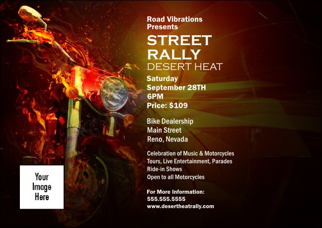 Motorcycle Club Flyer