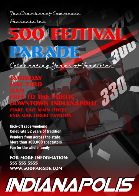 Indianapolis Club Flyer