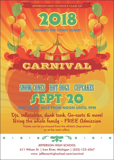 Carnival Club Flyer