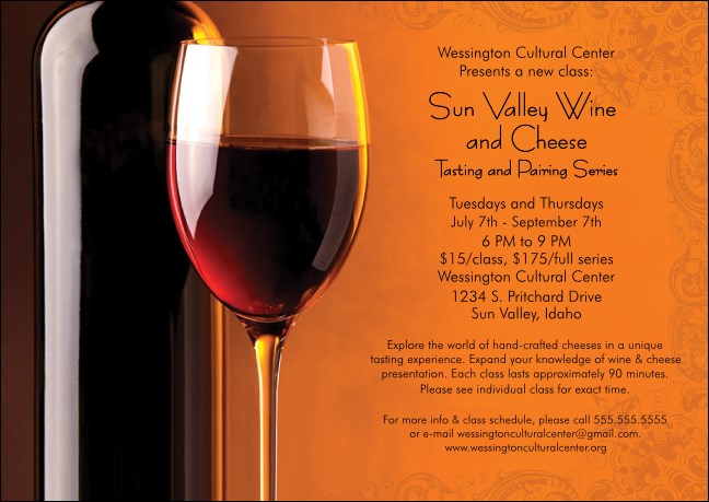 Wine Club Flyer