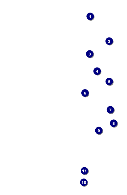 BBQ Vintage Drink Ticket Front Field Markers